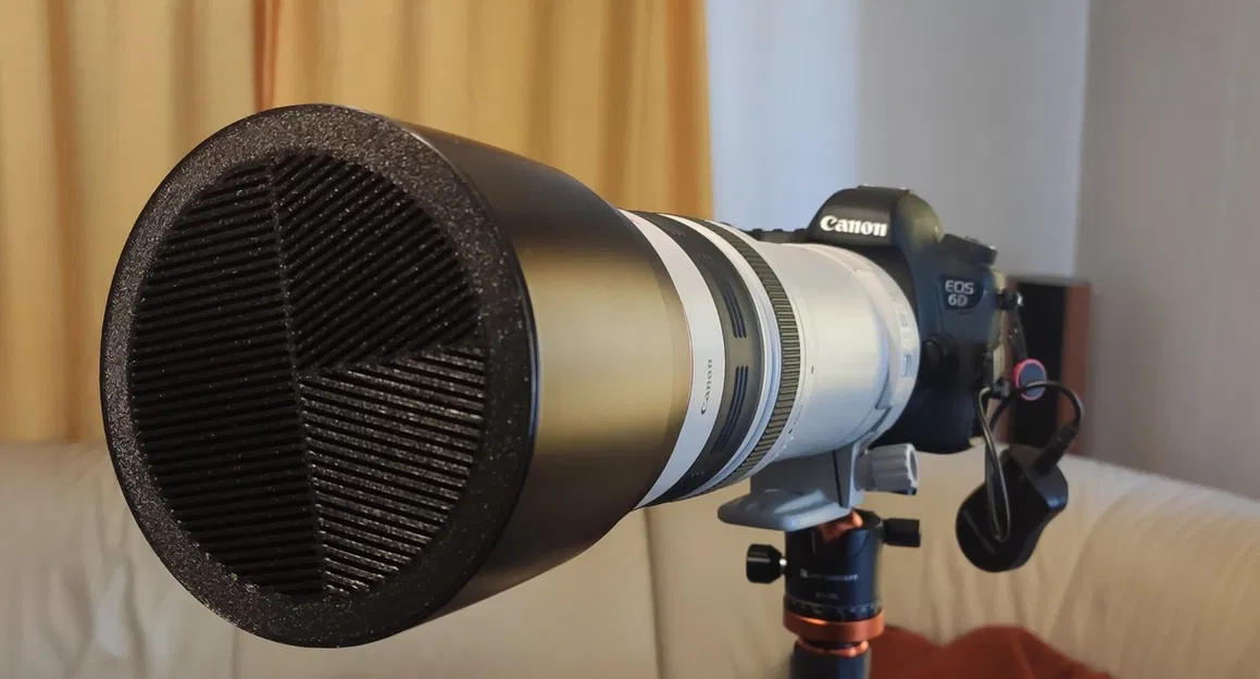 Mặt nạ Bahtinov cho Canon EF 100-400mm trên ET-83C - Image 1