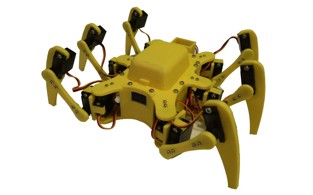 Hexapod 18 DOF in 3D với thiết kế đẹp mắt - Image 1