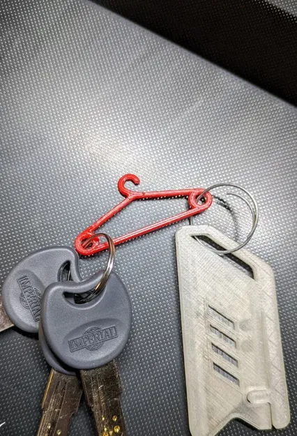 Móc khóa treo hình nhãn chìa khóa (2 phiên bản) - Image 1