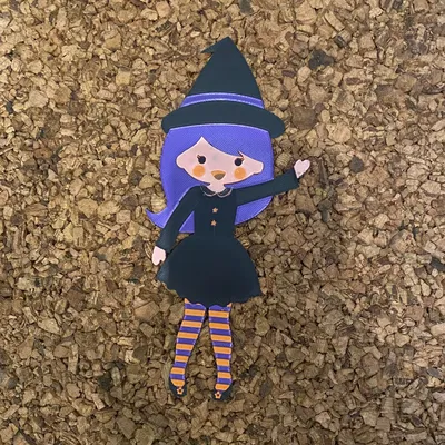 Mô hình phù thủy Halloween Hueforge dành cho in 3D