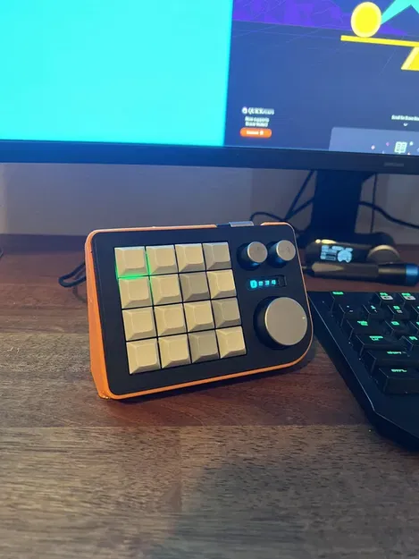 Giá đỡ bàn phím macro Megalodon Triple Knob - Image 1