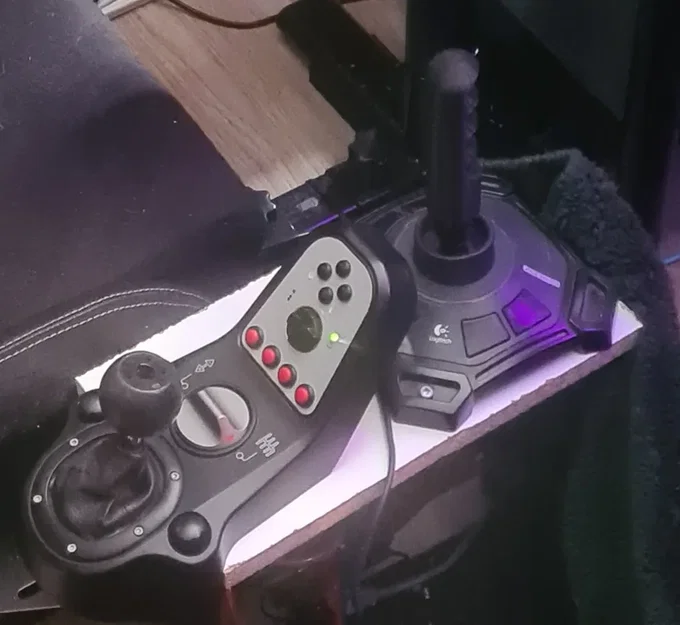 Tay cầm phanh tay DYI cho Logitech Attack 3 - Image 1