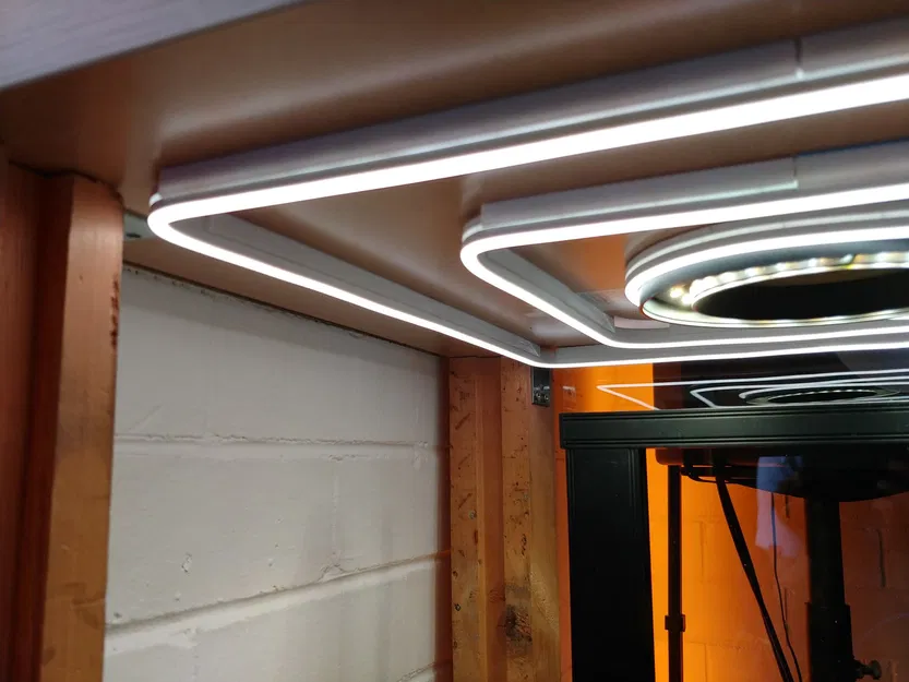 Giá đỡ dải LED Neon thẳng cho máy in 3D - Image 5