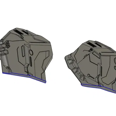 Áo giáp ngực cyber tương lai cho nam và nữ