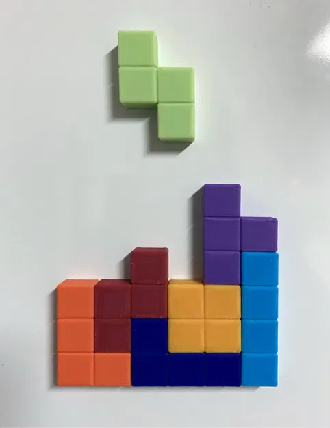 Nam châm tủ lạnh Tetris tùy chỉnh hoàn toàn - Image 1