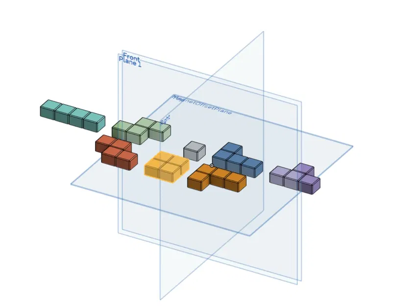 Nam châm tủ lạnh Tetris tùy chỉnh hoàn toàn - Image 2