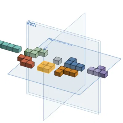 Nam châm tủ lạnh Tetris tùy chỉnh hoàn toàn