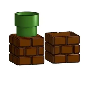 Khối lưu trữ/Chậu cây ống Mario