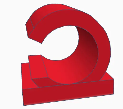 Kẹp dây cáp dán bàn hoặc tường - Image 2