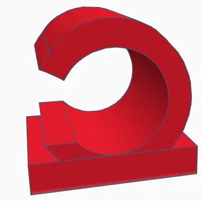 Kẹp dây cáp dán bàn hoặc tường