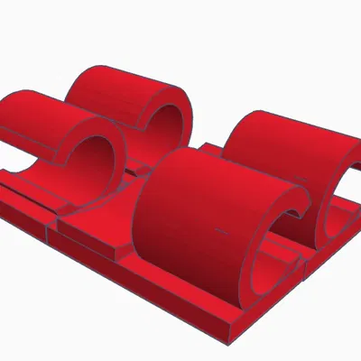 Kẹp dây cáp dán bàn hoặc tường