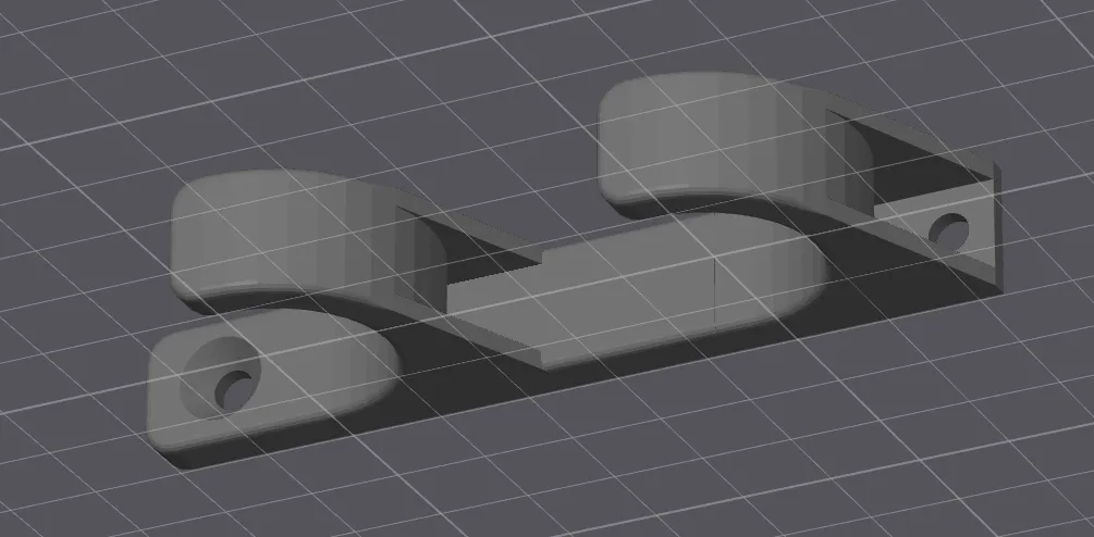 Móc treo tường đôi đơn giản - Image 1