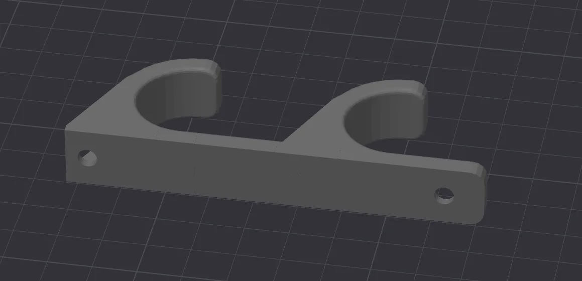 Móc treo tường đôi đơn giản - Image 2