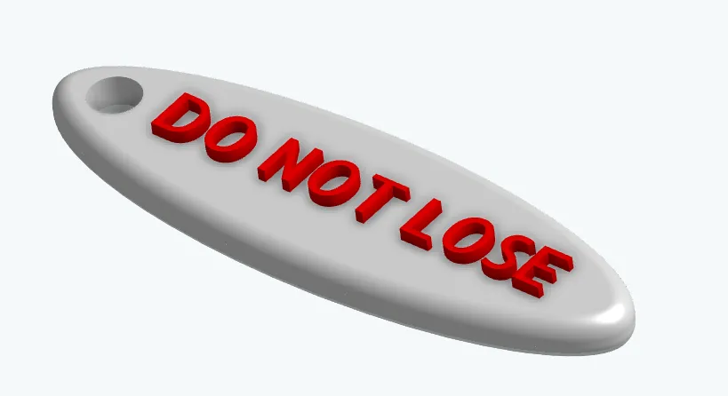 Móc chìa khóa nhắc nhở không được làm mất chìa khóa - Image 1