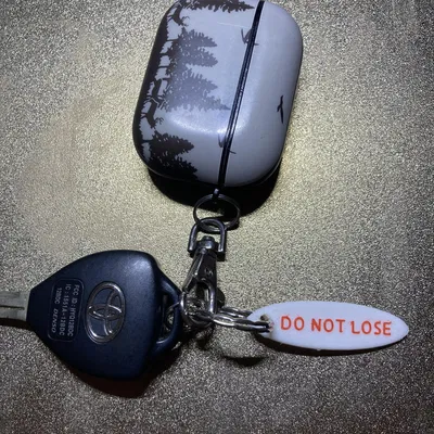 Móc chìa khóa nhắc nhở không được làm mất chìa khóa