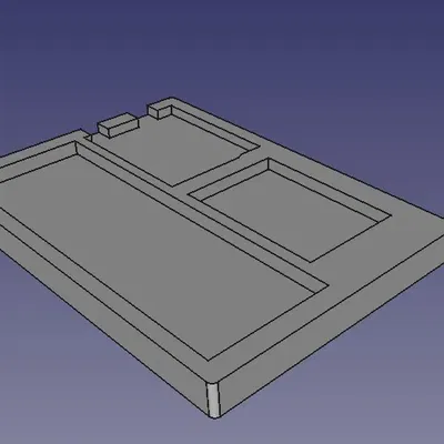Giá đỡ Uno và breadboard với ngăn chứa nhỏ