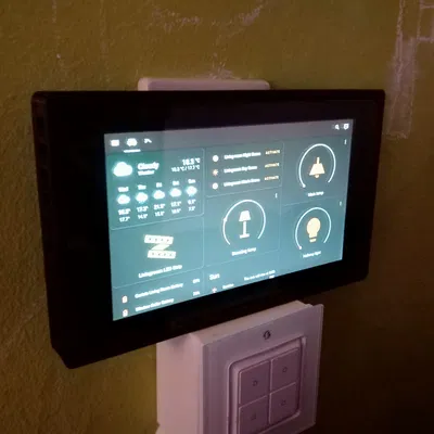 Vỏ cho màn hình 7 inch Raspberry Pi với Pi 2W