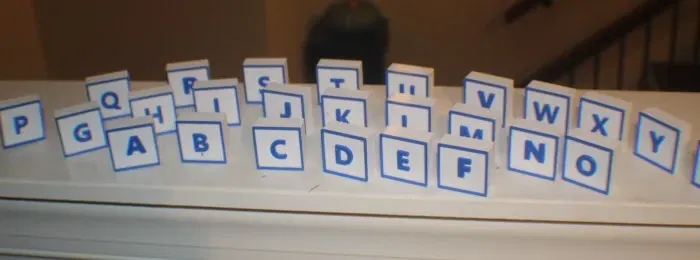 Khối chữ cái cho xe tải đồ chơi dễ sử dụng cho trẻ nhỏ - Image 1