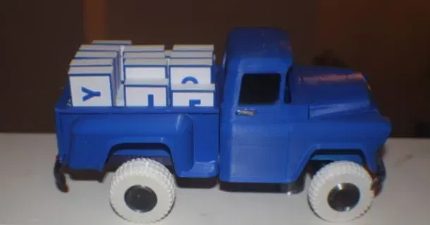 Khối chữ cái cho xe tải đồ chơi dễ sử dụng cho trẻ nhỏ - Image 2