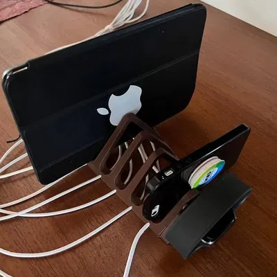 Giá đỡ và sạc thiết bị tiện lợi 3 trong 1