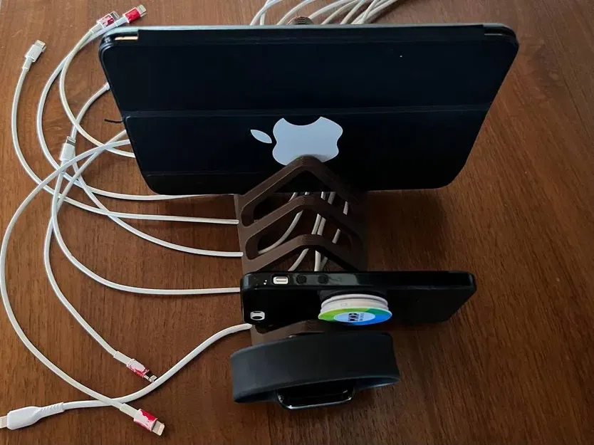 Giá đỡ và sạc thiết bị tiện lợi 3 trong 1 - Image 6