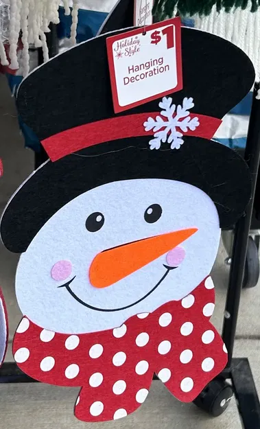 Người tuyết hạnh phúc trang trí cho ngày lễ - Image 1