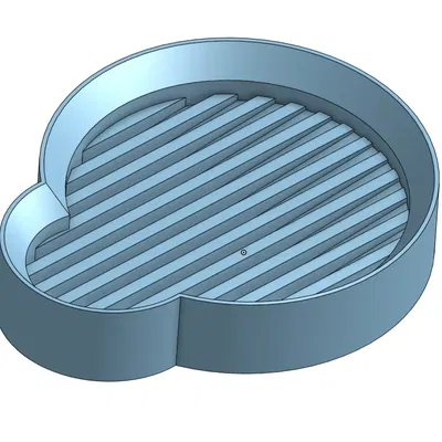 Khay đựng chai xà phòng 70mm với thiết kế chống nhỏ giọt