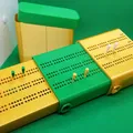 Bàn cribbage gập gọn cho 3 người chơi - Thumbnail 1