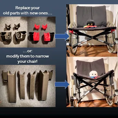 Phụ kiện thay thế cho ghế ngồi xe lăn Rubix2