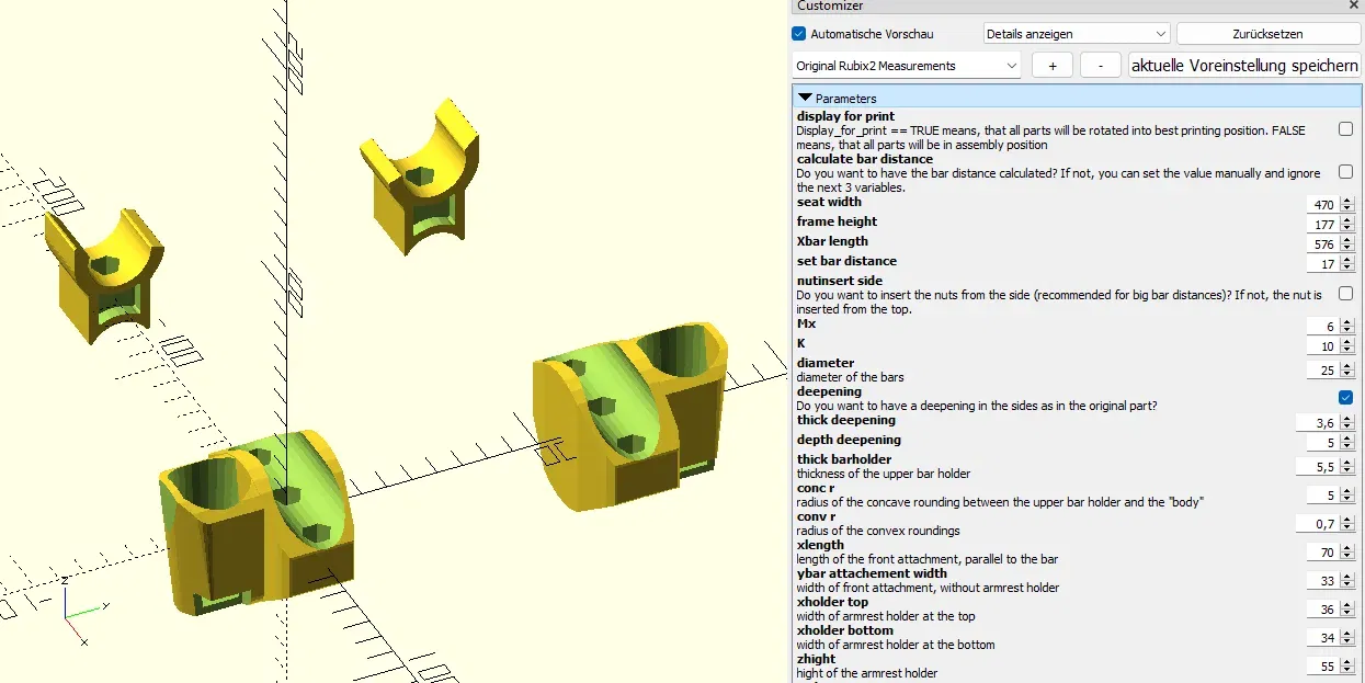 Phụ kiện thay thế cho ghế ngồi xe lăn Rubix2 - Image 11