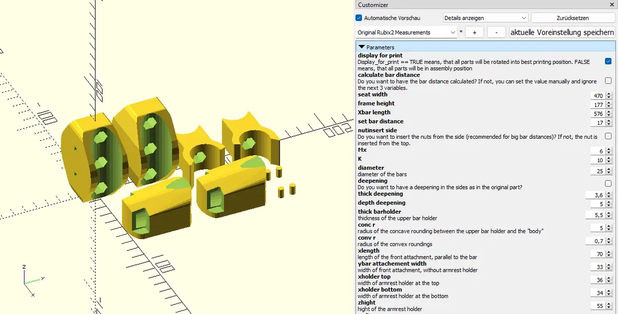 Phụ kiện thay thế cho ghế ngồi xe lăn Rubix2 - Image 12