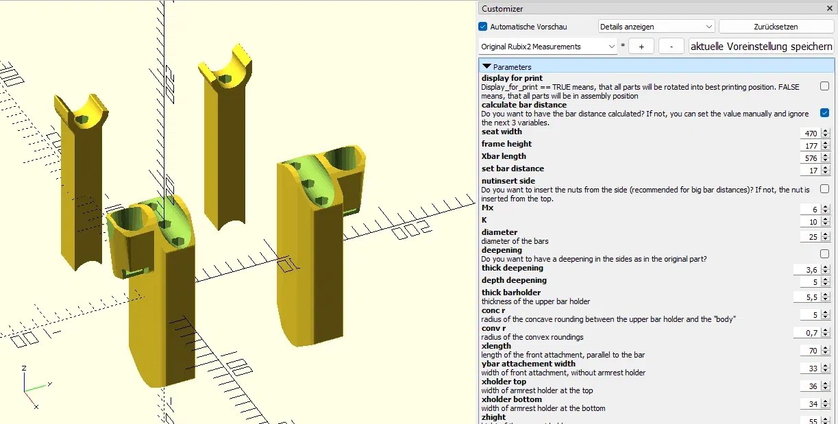 Phụ kiện thay thế cho ghế ngồi xe lăn Rubix2 - Image 13