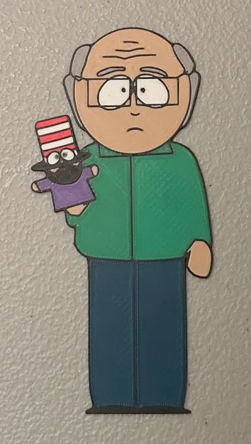 Nam châm Mr. Garrison đa sắc màu 8 màu - Image 1