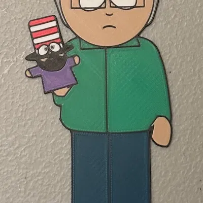 Nam châm Mr. Garrison đa sắc màu 8 màu