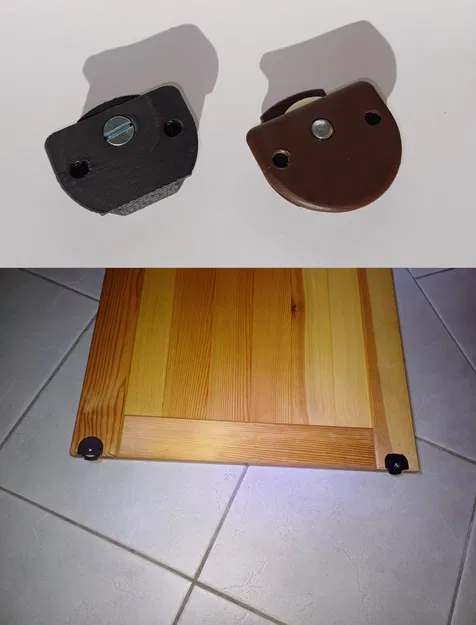 Bộ phụ kiện cửa trượt cho đồ nội thất - có bánh xe - Image 1