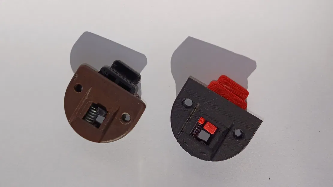 Bộ phụ kiện cửa trượt cho nội thất với chốt lò xo - Image 2