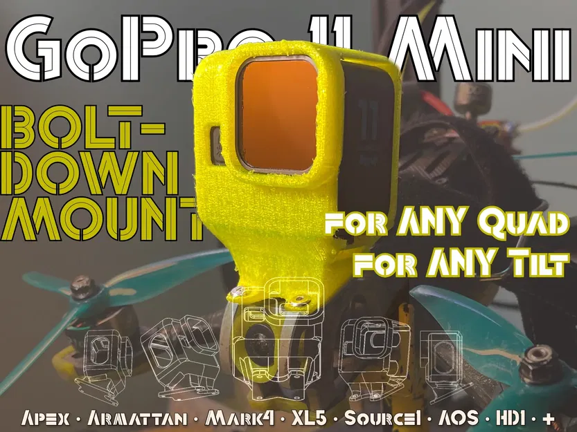 Giá đỡ GoPro 11 Mini cho Drone: Mọi Drone, Mọi Góc Nghiêng, Mọi ND - Image 7