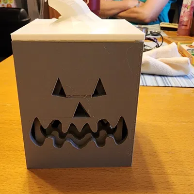 Hộp bí ngô độc đáo tạo hiệu ứng 3D