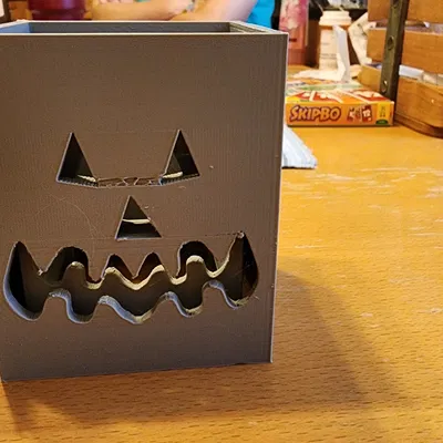 Hộp bí ngô độc đáo tạo hiệu ứng 3D