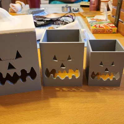 Hộp bí ngô độc đáo tạo hiệu ứng 3D