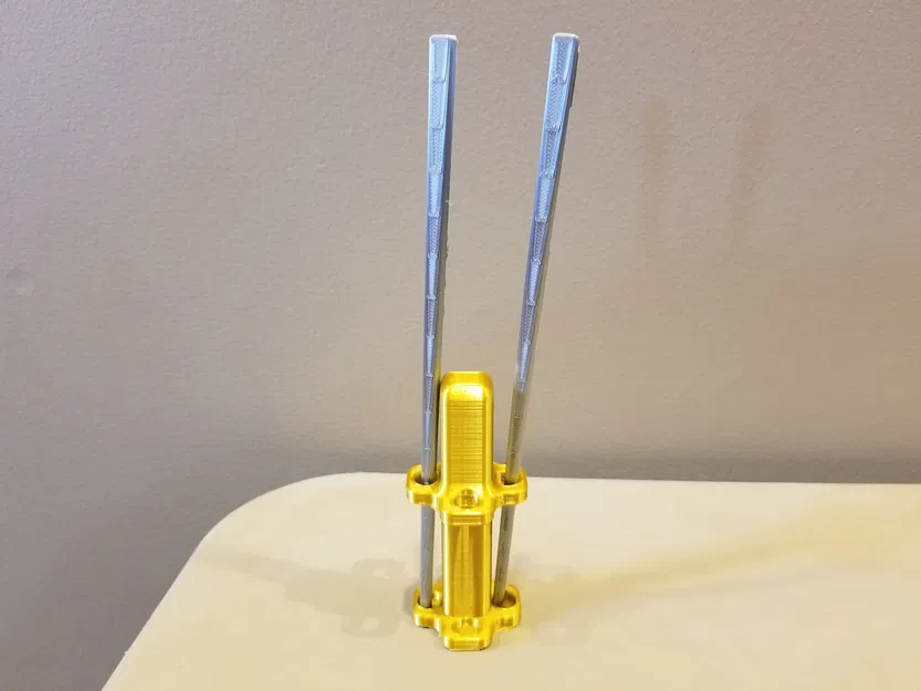 Giá đỡ đũa 4 chiếc thiết kế trên Fusion 360 - Image 2