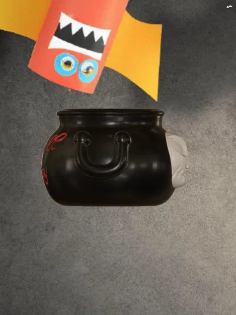 Chậu kẹo Halloween hình đầu lâu độc đáo - Image 2