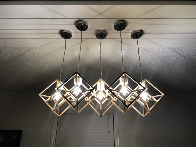 Đèn chùm Tesseract độc đáo cho bàn ăn - Image 1