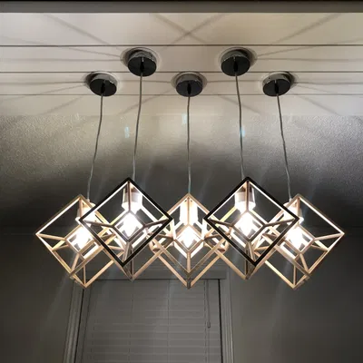 Đèn chùm Tesseract độc đáo cho bàn ăn