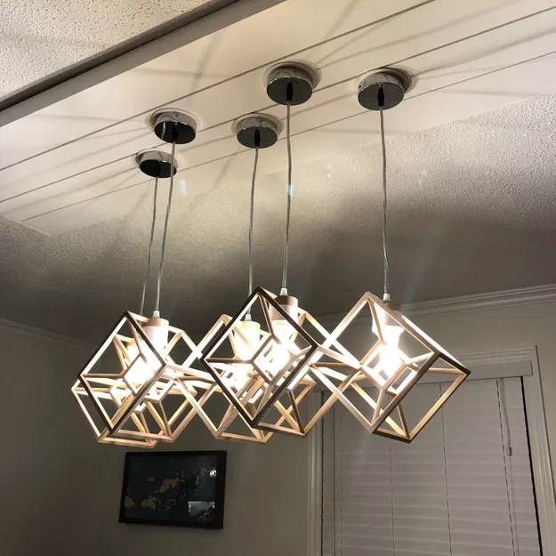 Đèn chùm Tesseract độc đáo cho bàn ăn - Image 2