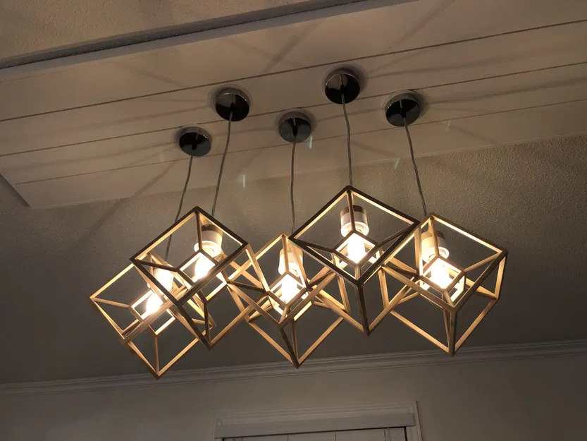 Đèn chùm Tesseract độc đáo cho bàn ăn - Image 3