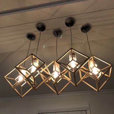 Đèn chùm Tesseract độc đáo cho bàn ăn