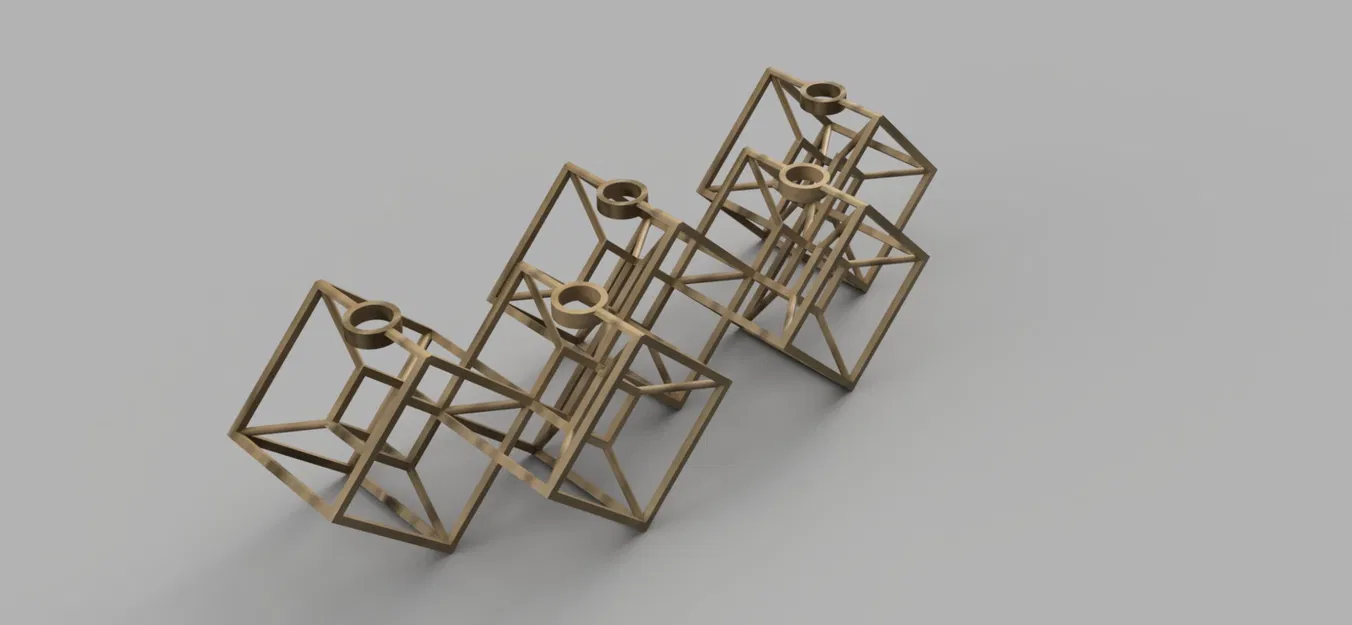 Đèn chùm Tesseract độc đáo cho bàn ăn - Image 4