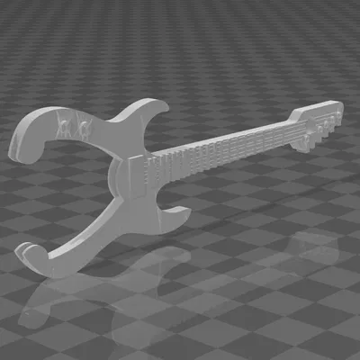 Móc khóa guitar hình dáng đàn guitar cho người yêu nhạc