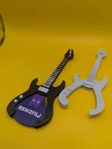 Móc khóa guitar hình dáng đàn guitar cho người yêu nhạc - Image 3